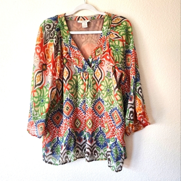 Sundance Silk Blouse M - Picture 1 of 5